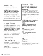 Preview for 2 page of Merrithew Health & Fitness Spring wall Owner'S Manual