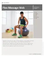 Merrithew Flex Massage Stick Exercise Manual preview