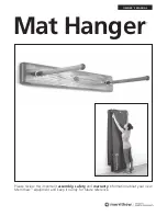 Merrithew Mat Hanger Owner'S Manual preview