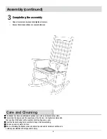 Preview for 6 page of Merry Product MPG-PT-41110WP Use And Care Manual