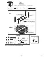 Merry Products MPG-TBS01-T Assembly Instructions preview