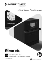 Merrychef eikon e1s Operation And Installation Manual preview