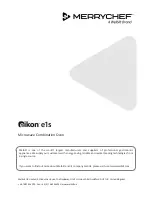 Предварительный просмотр 45 страницы Merrychef eikon e1s Operation And Installation Manual