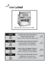 Preview for 1 page of Merrychef Microcook TA1725 Instructions Manual