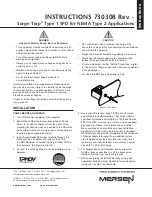 Preview for 1 page of Mersen Surge-Trap Instructions