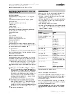 Предварительный просмотр 4 страницы merten MEG6212-03 Series Operating Instructions Manual