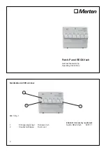 merten REG/6-fach Operating Instructions Manual предпросмотр