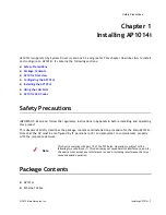 Preview for 10 page of Meru Networks AP1014i Installation Manual