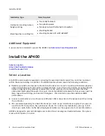 Preview for 20 page of Meru Networks ap400 Installation Manual