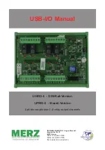 Merz UHRO-4 Manual preview