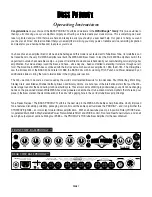 Preview for 6 page of Mesa/Boogie Bass Prodigy Owner'S Manual