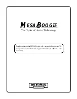 Предварительный просмотр 26 страницы Mesa/Boogie Heartbreaker Owner'S Manual