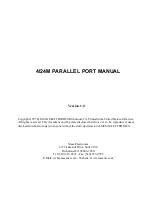 MESA Electronic 4I24M Series Manual preview