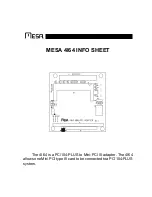 Mesa 4I64 Info Sheet preview