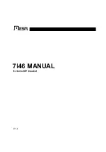 Preview for 1 page of Mesa 7I46 Manual