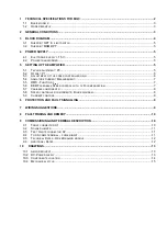 Предварительный просмотр 3 страницы Mesa MQC 0506 Operating Manual