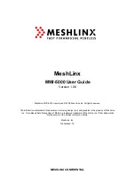 MeshLinx MWI-5000 User Manual preview