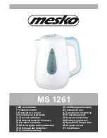 Mesko MS 1261 User Manual предпросмотр