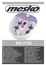 Preview for 1 page of Mesko MS 2152 User Manual