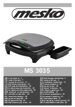 Preview for 1 page of Mesko MS 3035 User Manual