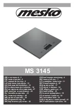 Mesko MS 3145 User Manual preview