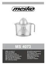 Mesko MS 4073 User Manual предпросмотр