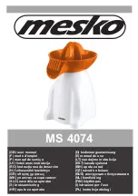 Mesko MS 4074 User Manual preview