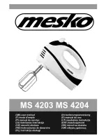 Preview for 1 page of Mesko MS 4203 User Manual