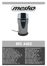 Mesko MS 4465 User Manual preview