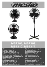 Предварительный просмотр 1 страницы Mesko MS 7308 User Manual