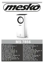 Preview for 1 page of Mesko MS 7856 User Manual