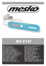 Mesko MS 8147 User Manual preview