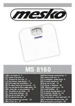 Предварительный просмотр 1 страницы Mesko MS 8160 User Manual