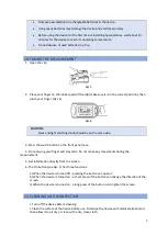 Предварительный просмотр 9 страницы MesMed MM-151 OXYone User Manual