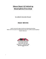 MESSER WS5X36 Assembly & Instruction Manual preview