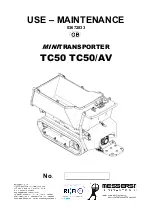 Предварительный просмотр 1 страницы Messersi TC50 Use And Maintenance Manual