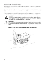 Preview for 4 page of Messersi TC50 Use And Maintenance Manual