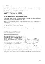 Предварительный просмотр 27 страницы Messersi TC50 Use And Maintenance Manual