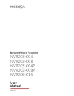 Preview for 1 page of Messoa NVR203-004 User Manual