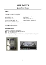 Preview for 2 page of Messoa NVR203-004P Quick Start Manual