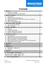 Preview for 2 page of Messotron MBI 46.31 Series Operating Instructions Manual