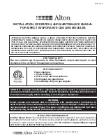 Mestek Alton Manual предпросмотр