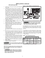 Preview for 9 page of Mestek SEPARATED COMBUSTION TUBULAR GAS-FIREDBLOWER STYLE UNIT HEATER Installation Instructions And Parts Identification