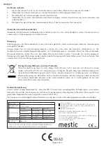 Preview for 18 page of MESTIC Barbecue Mini Chef MB-100 User Instructions