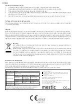 Preview for 34 page of MESTIC Barbecue Mini Chef MB-100 User Instructions