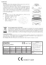 Предварительный просмотр 6 страницы MESTIC Best Chef MB-300 User Instructions