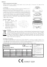 Предварительный просмотр 14 страницы MESTIC Best Chef MB-300 User Instructions