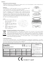 Предварительный просмотр 18 страницы MESTIC Best Chef MB-300 User Instructions