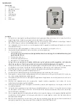 Предварительный просмотр 3 страницы MESTIC MPPT MSC-3010 Instructions For Use Manual