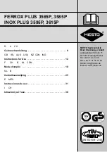 Mesto FERROX PLUS 3565P Instructions For Use Manual preview